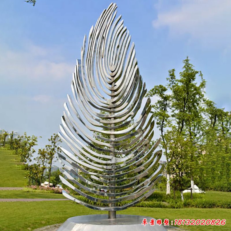 不锈钢镜面镂空树雕塑 公园景观雕塑