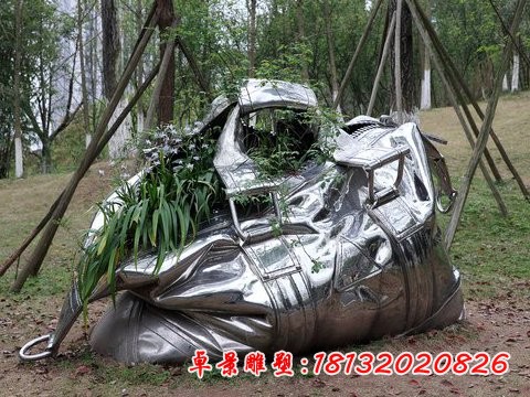 不锈钢包雕塑,公园不锈钢雕塑