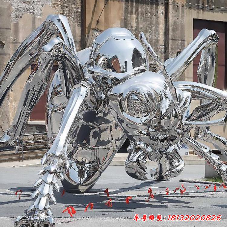 不锈钢动物蚂蚁雕塑3