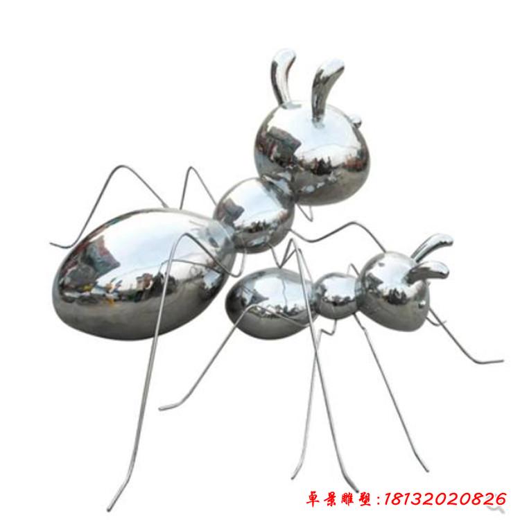 不锈钢昆虫蚂蚁雕塑2