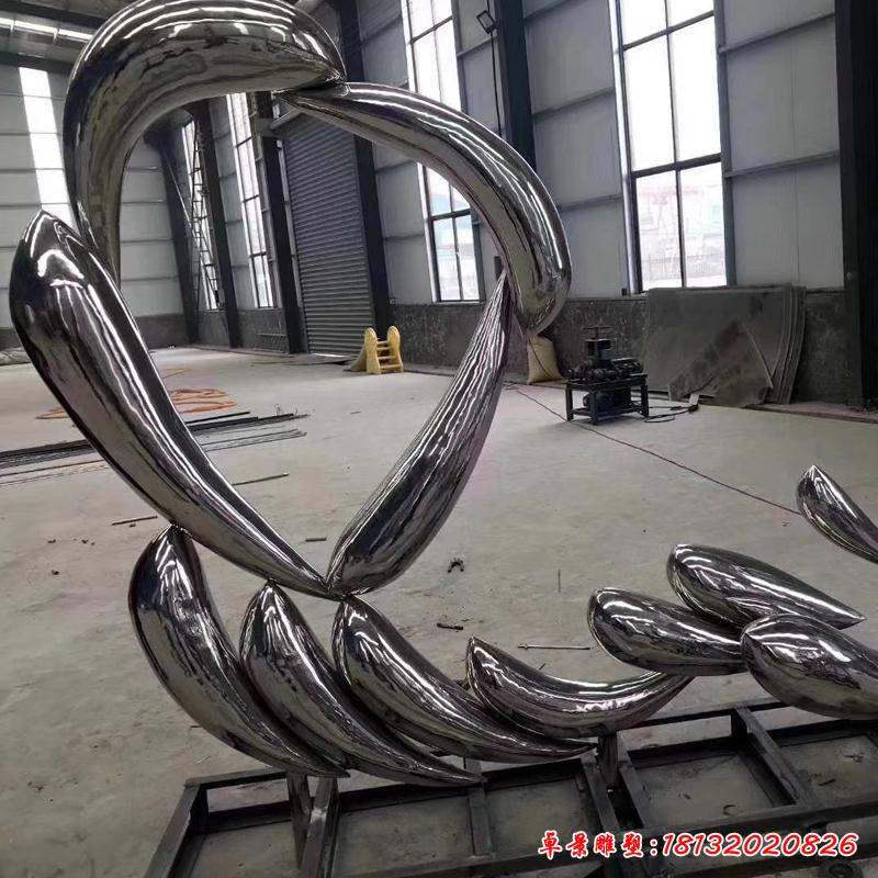 不锈钢鱼雕塑 (4)