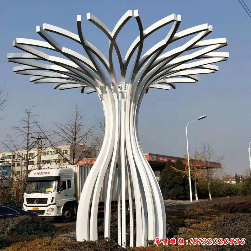 不锈钢树 雕塑(2)