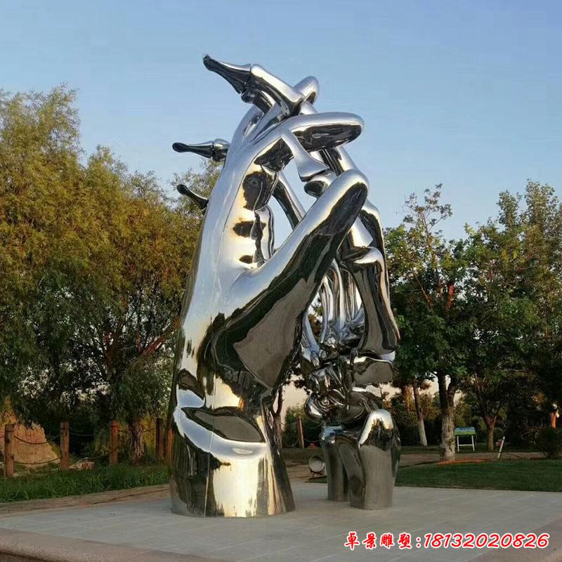 不锈钢公园手雕塑
