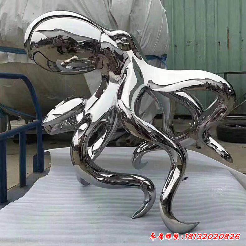 不锈钢创意章鱼雕塑2