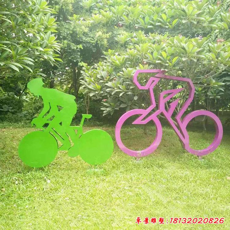 不锈钢骑自行车 (2)