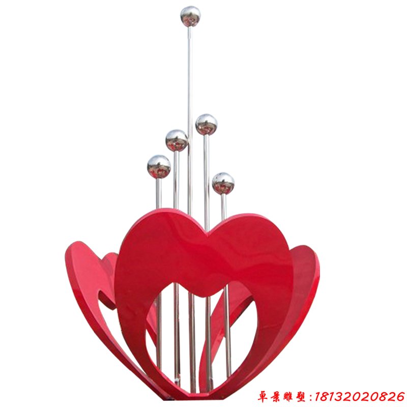 不锈钢绽放花朵雕塑