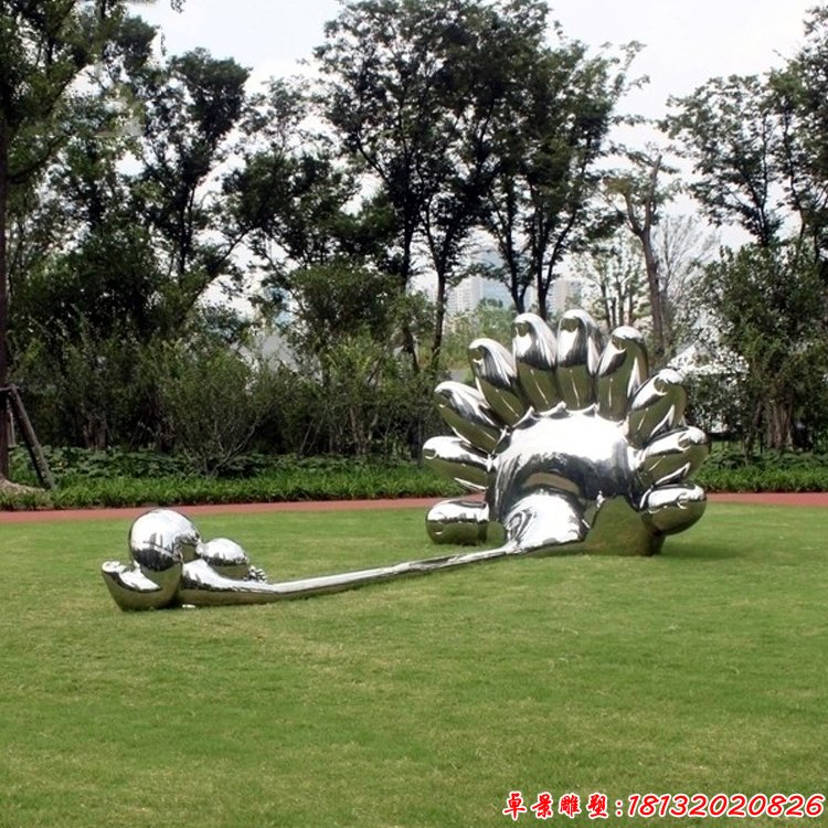 公园不锈钢创意抽象手掌雕塑