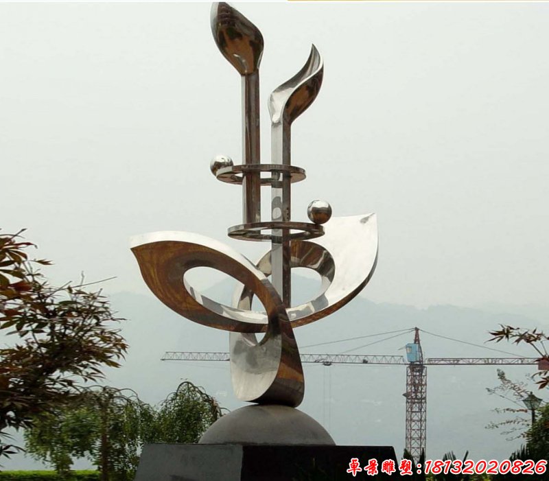 校园不锈钢萌芽雕塑 不锈钢学校景观雕塑