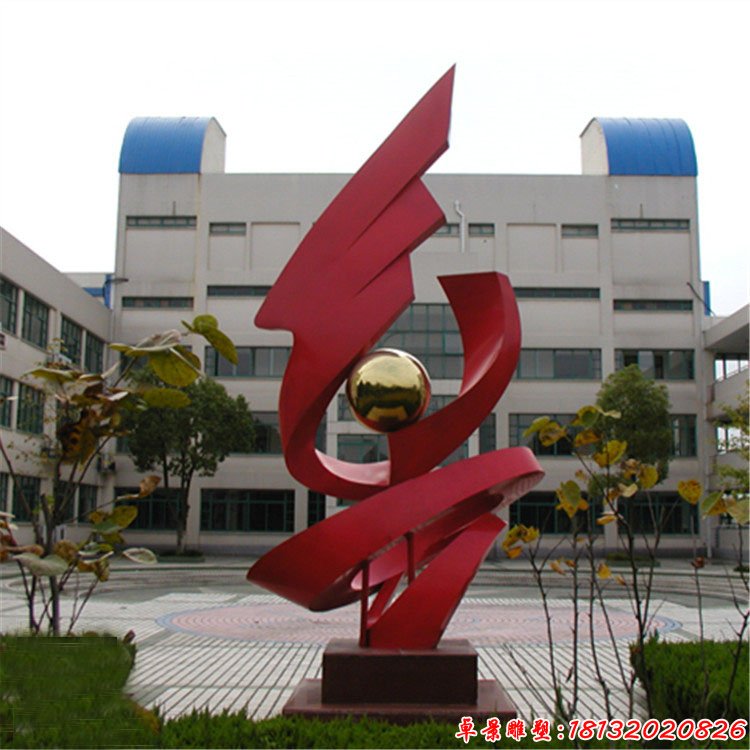 校园不锈钢希望雕塑,不锈钢抽象雕塑