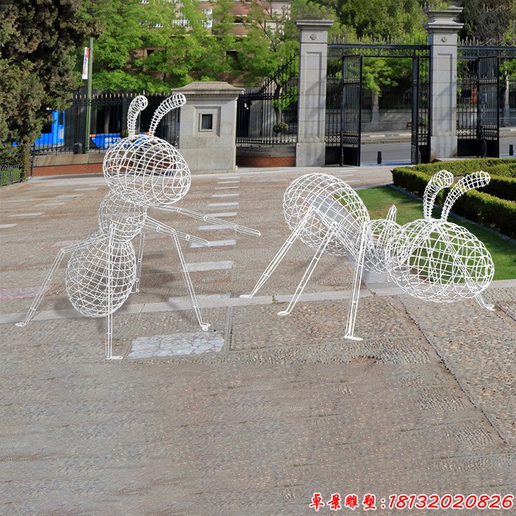 公园景观镂空蚂蚁雕塑 (2)