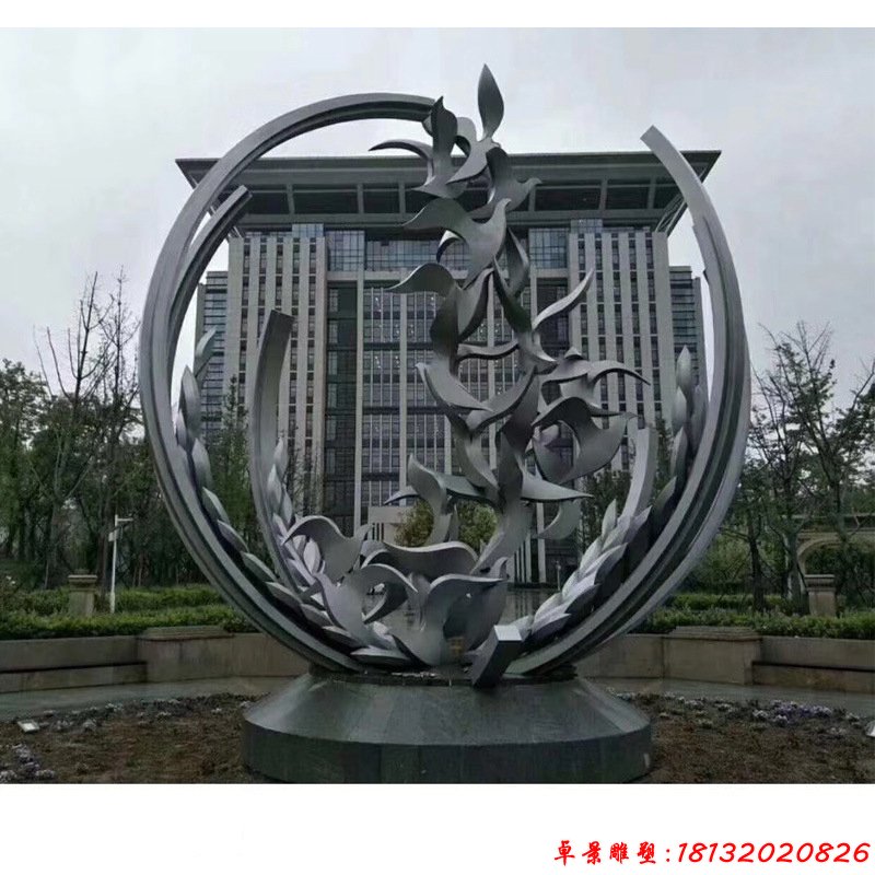 城市不锈钢群鸽飞翔造型雕塑