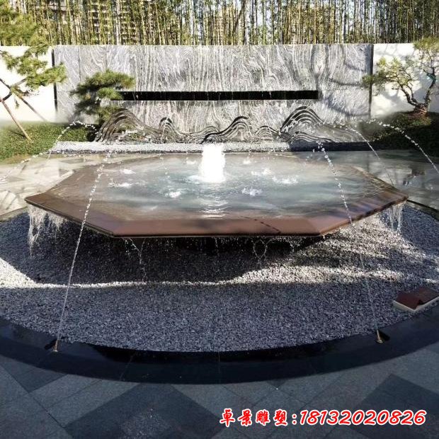 不锈钢假山雕塑