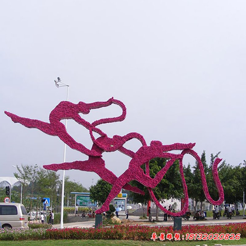 不锈钢跳舞雕塑,不锈钢运动雕塑