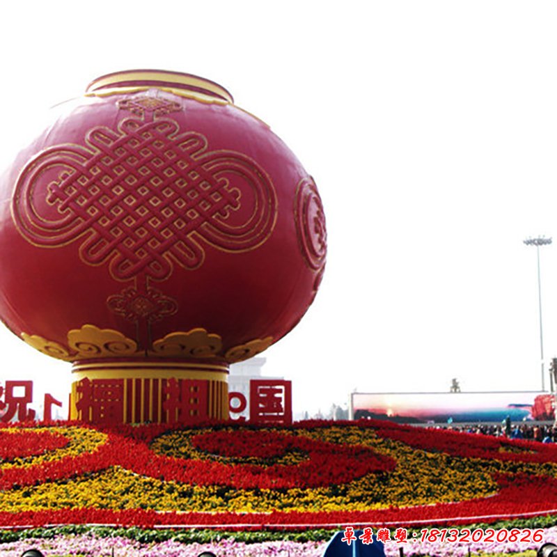 不锈钢灯笼雕塑