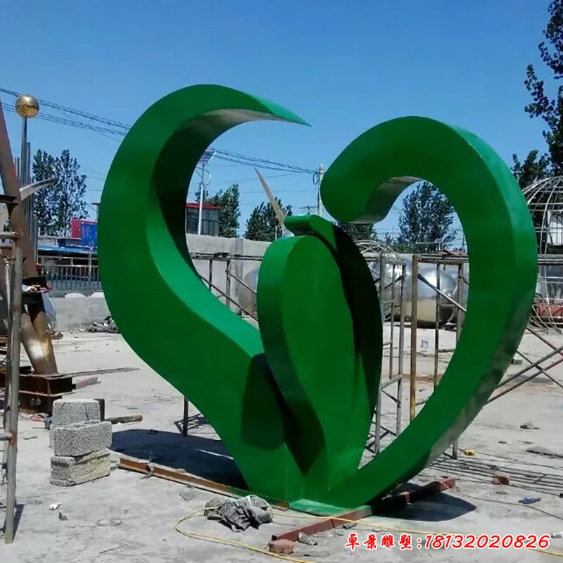 不锈钢植物景观雕塑