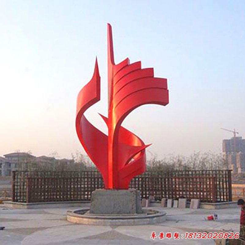 不锈钢一帆丰顺 广场景观雕塑