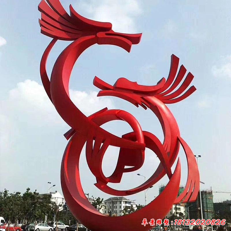 雕塑厂家直销不锈钢景观龙雕塑大型公园户外广场47760900 (3)