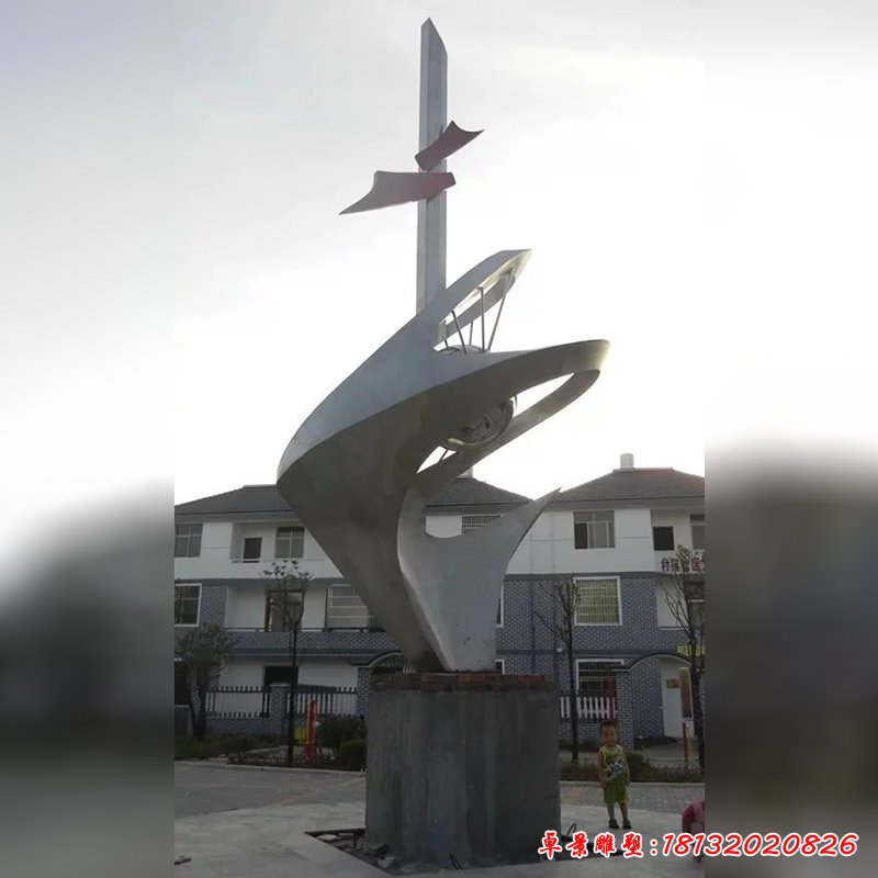 不锈钢和平雕塑,小区不锈钢雕塑