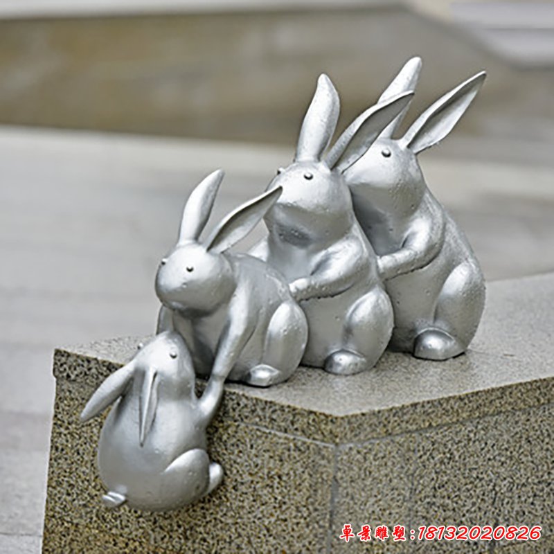 不锈钢兔子雕塑 (6)[1]
