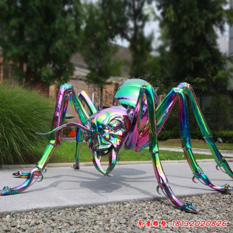 不锈钢创意动物雕塑大型抽象蚂蚁金属铁艺公园广场装饰品景观摆件101465