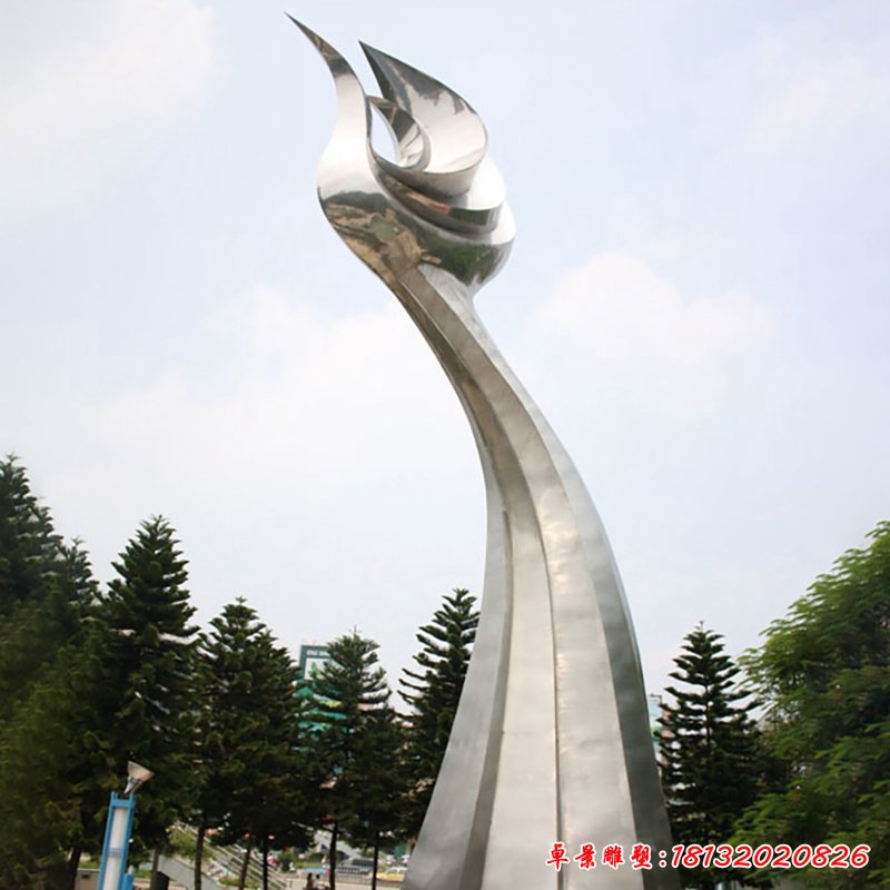 不锈钢飞翔艺术雕塑 公园景观雕塑