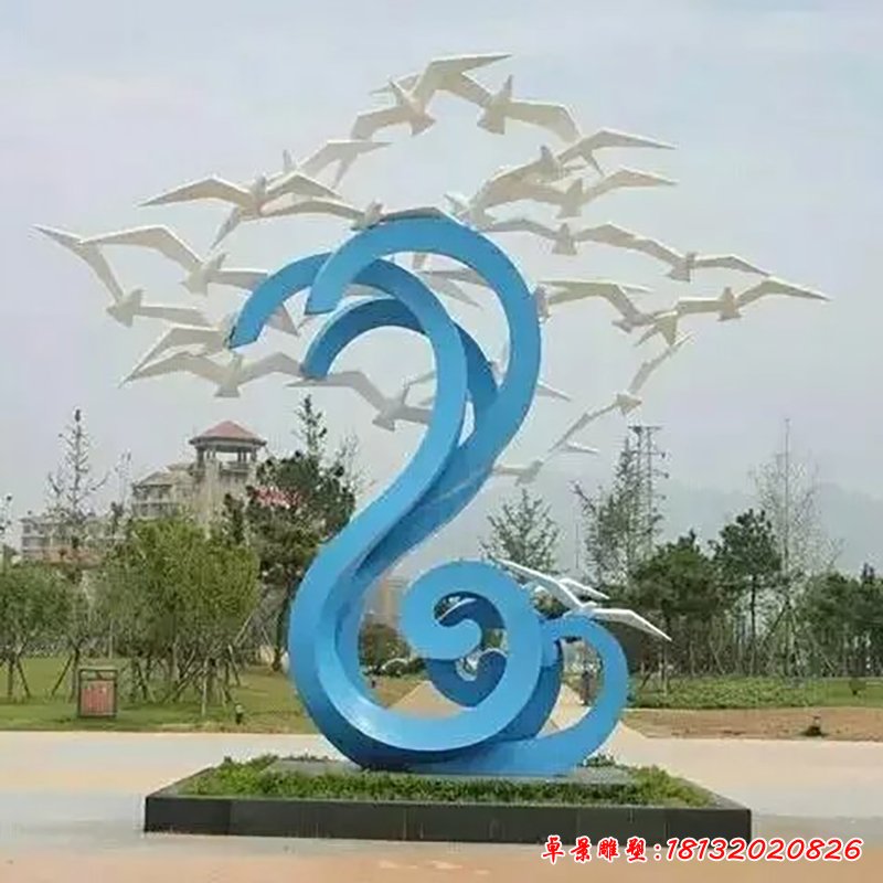 不锈钢和平鸽雕塑,广场和平不锈钢雕塑