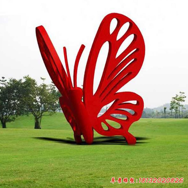 承接各种景观雕塑 不锈钢蝴蝶雕塑 公园绿地不锈钢雕塑加工定制68998