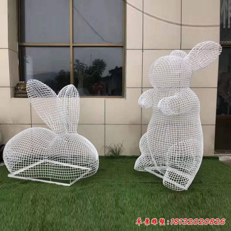 不锈钢兔子雕塑 (5)[1]