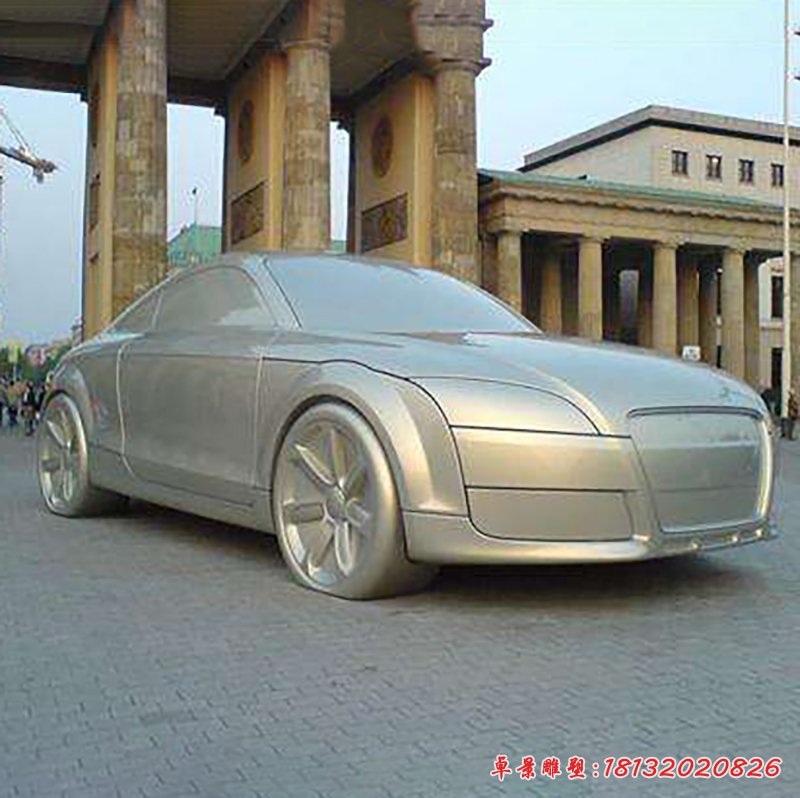 不锈钢车模造型雕塑