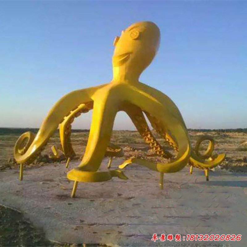 不锈钢章鱼雕塑 (4)[1]