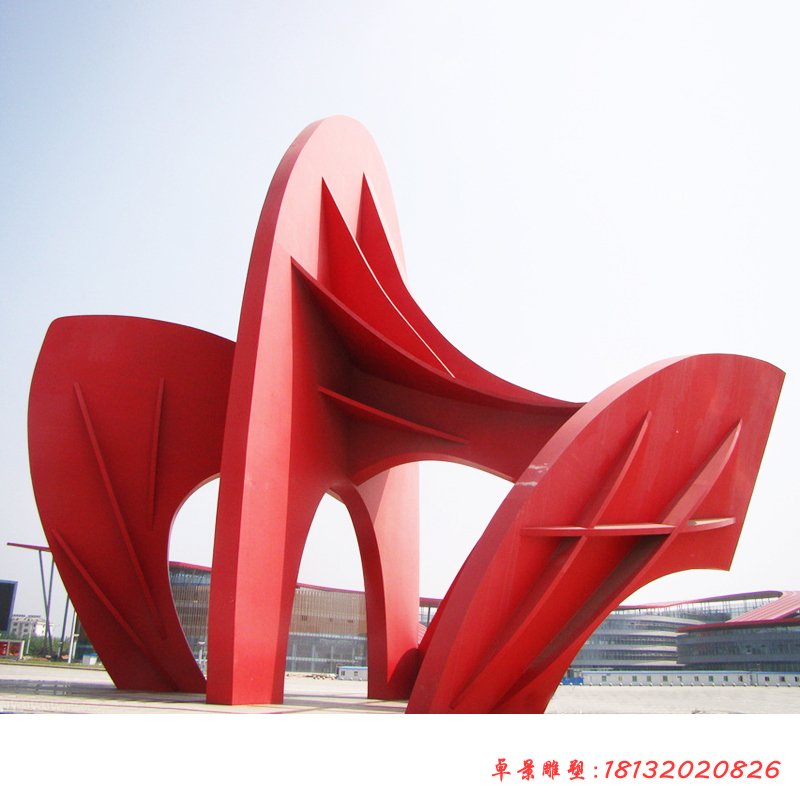 大型广场抽象拱门雕塑
