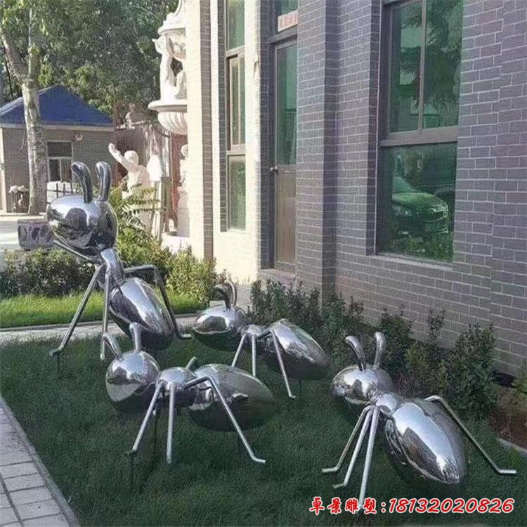 不锈钢蚂蚁雕塑 (2)