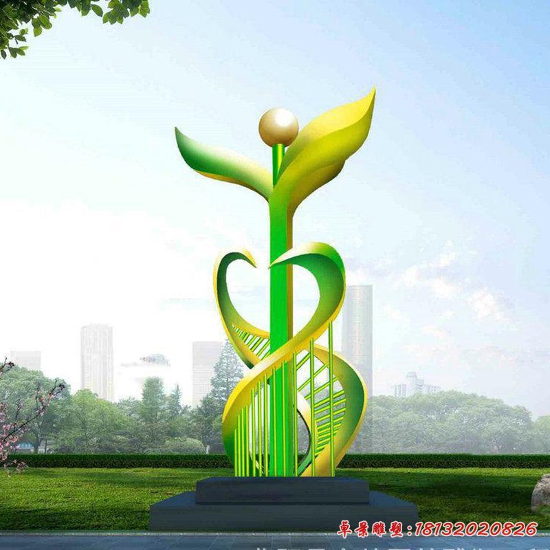 萌芽雕塑,校园景观雕塑