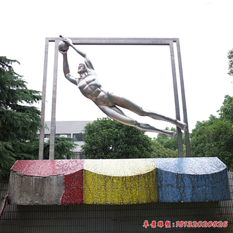 不锈钢体操雕塑 (6)