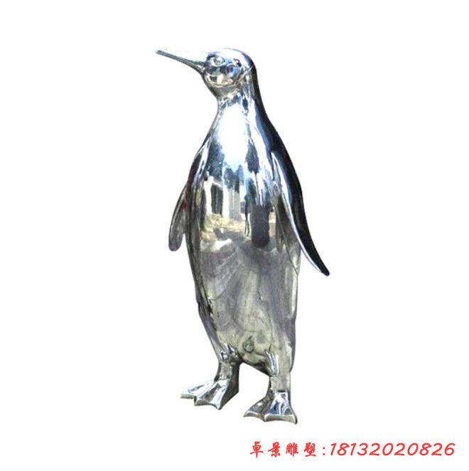 企鹅不锈钢雕塑