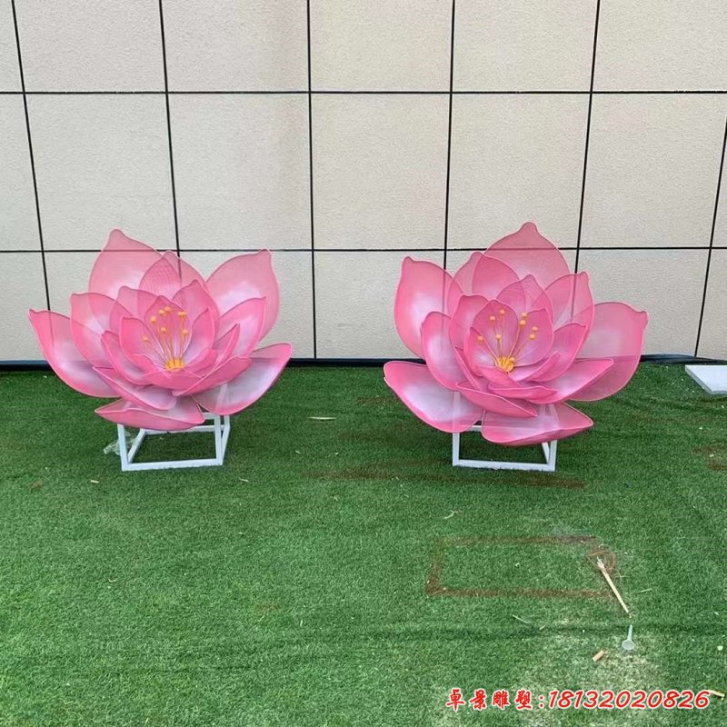 不锈钢铁艺镂空花朵雕塑 (1)_副本