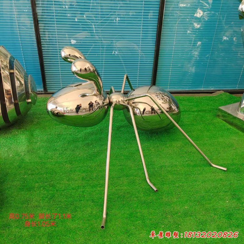 蚂蚁不锈钢动物雕塑 (4)