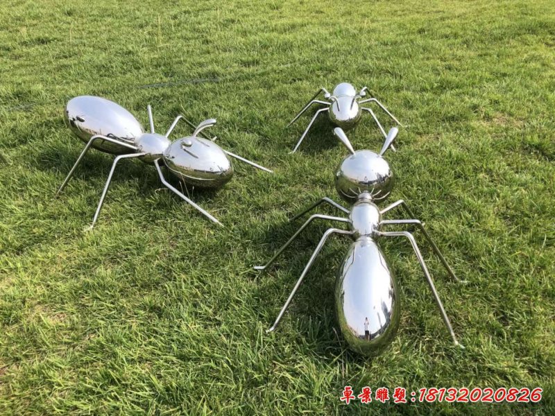 不锈钢蚂蚁动物雕塑 (9)