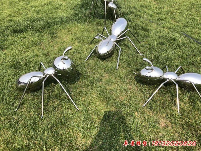 不锈钢蚂蚁动物雕塑 (8)