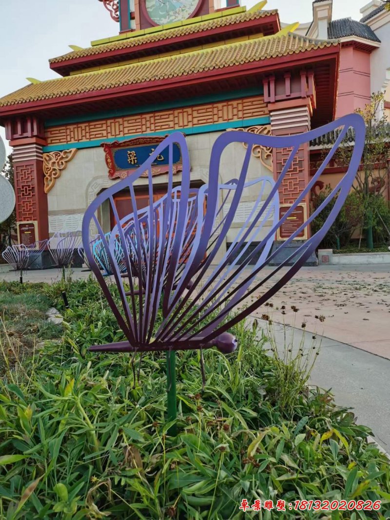 不锈钢蝴蝶景观雕塑