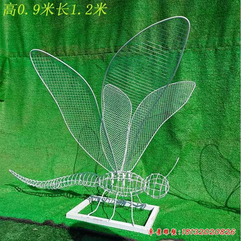 不锈钢蜻蜓动物雕塑 (3)