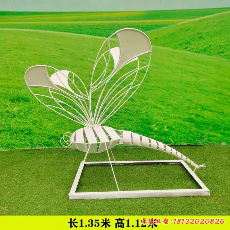 不锈钢铁艺蜻蜓雕塑 (2)_副本