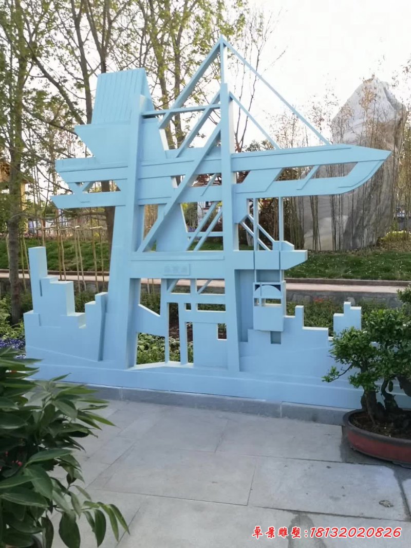 城市不锈钢景观雕塑 (3)