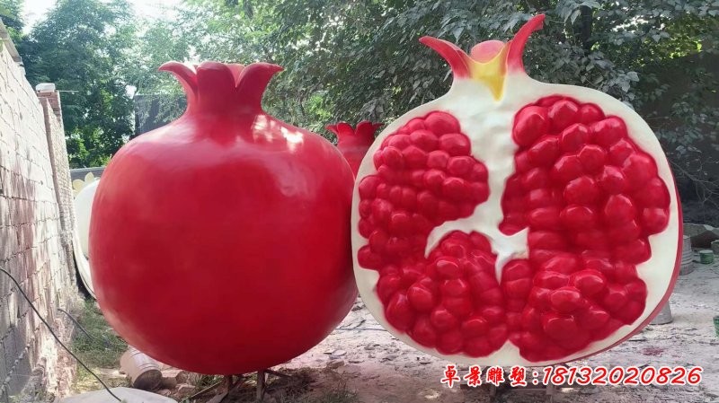 不锈钢石榴雕塑 (8)