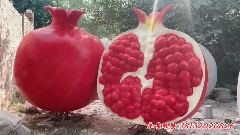 不锈钢石榴雕塑 (12)