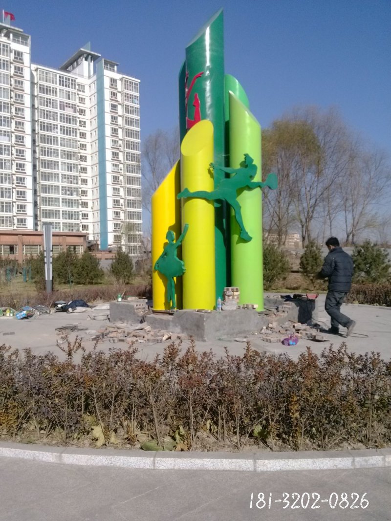 不锈钢粉笔雕塑,校园不锈钢景观雕塑 (3)