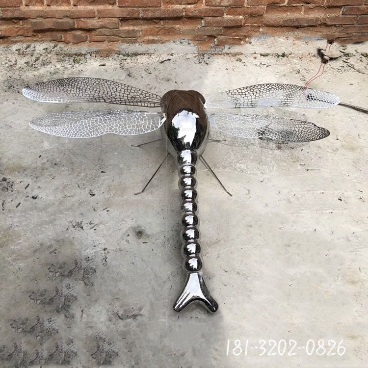 不锈钢昆虫蜻蜓雕塑[1]