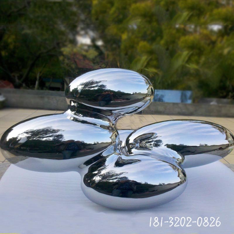 创意抽象小球组合造型公园景观雕塑，不锈钢雕塑[1]