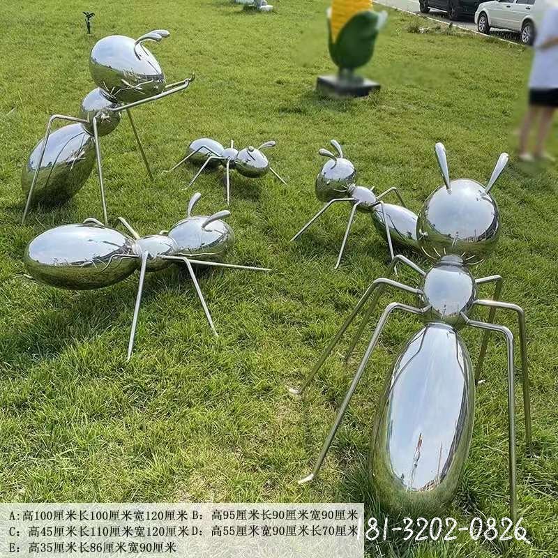 不锈钢蚂蚁动物雕塑 (2)