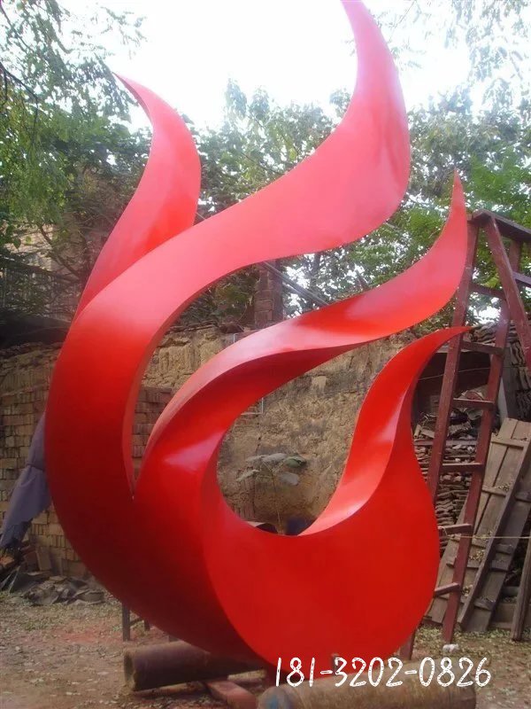 不锈钢凤凰雕塑，不锈钢抽象凤凰雕塑 (1)
